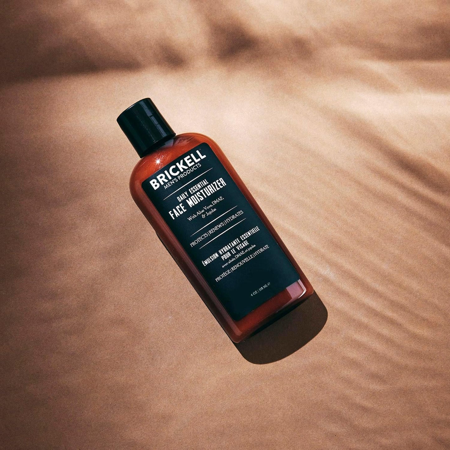 Brickell Men’S Products – Hidratante Facial Esencial Diario Para Hombres – Loción Facial Natural Y Orgánica (Perfumado) – 118 Ml