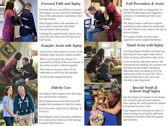 Harness - Aiding in Patient Fall Prevention & Balance & Stability. for Epilepsy, Parkinson'S, Elderly Care and More. Beneficial for Pt/Ot'S. Increasing Patient Safety over Gait Belts.