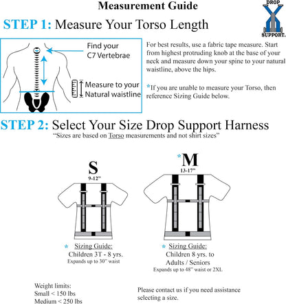 Harness - Aiding in Patient Fall Prevention & Balance & Stability. for Epilepsy, Parkinson'S, Elderly Care and More. Beneficial for Pt/Ot'S. Increasing Patient Safety over Gait Belts.