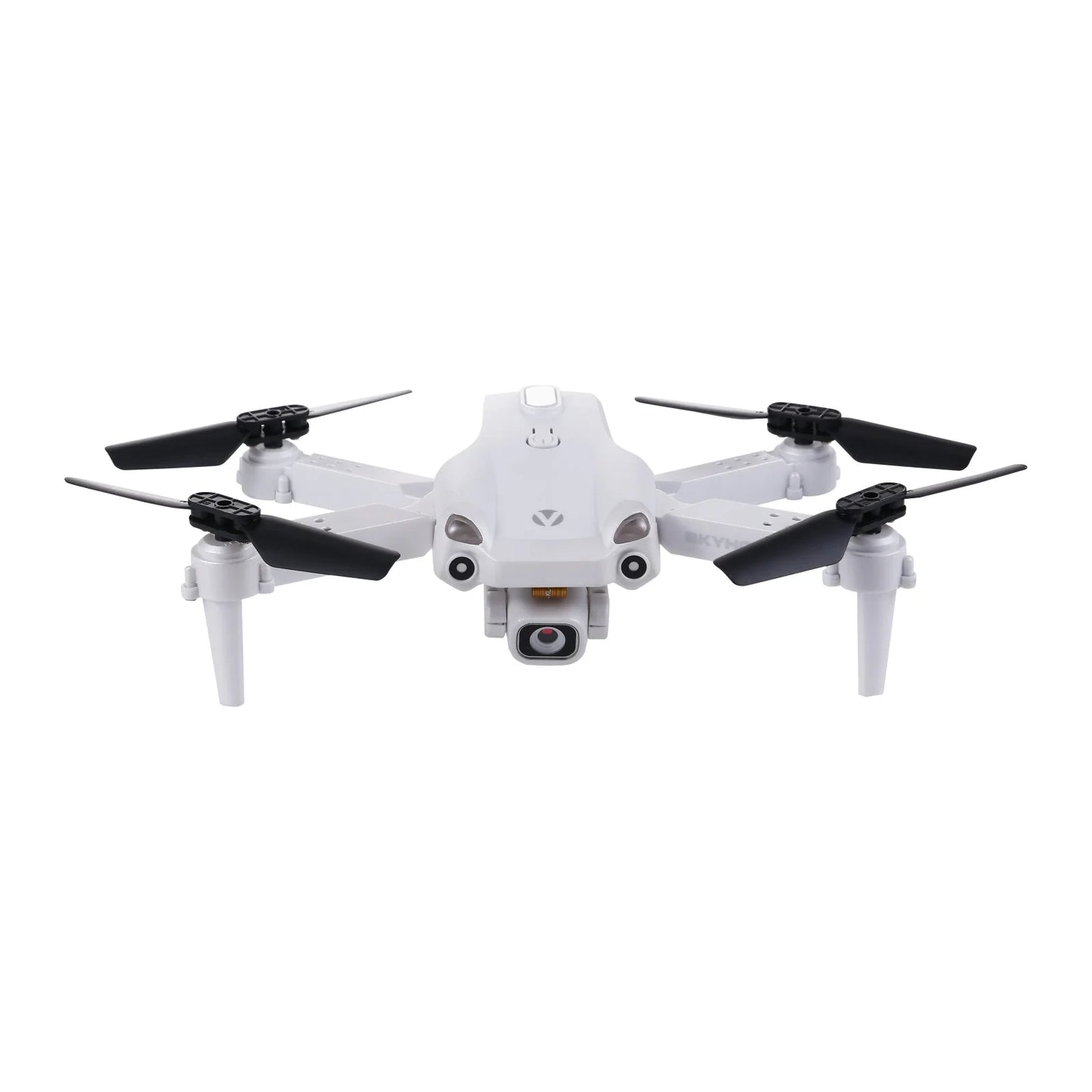 Skyhornet Foldable RC Drone with 720P HD Camera, Wifi FPV Live Video, 3 Speed Modes, Auto Takeoff & Landing, 11 Minutes Flight Time, Remote Control Quadcopter Toy for Kids & Beginners, White
